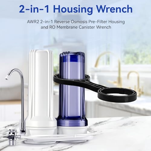 2-in-1 Water Filter Wrench and Membrane Canister Wrench, AWR2 Replacement by Giokyi - Used condition - Image 5