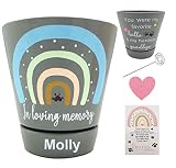 FAYOCO Dog Memorial Gifts - Rainbow Bridge Pet Memorial Gifts - Sympathy Keepsake for Loss of Cat -