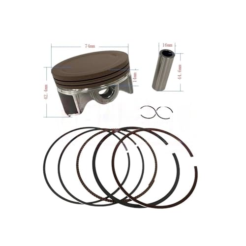 Kit de piston moto 75mm pour réparer le moteur Boswell M3 J