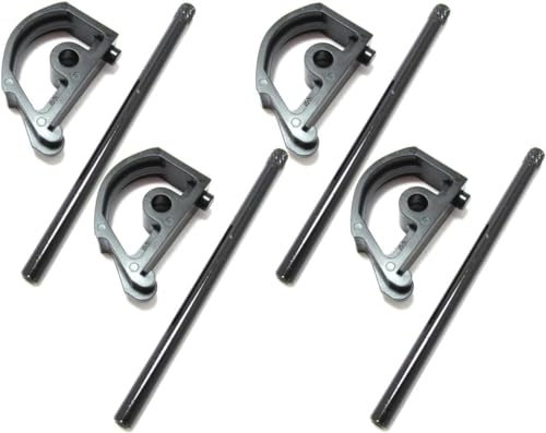 BDTOOLS for Black & Decker Workmate 2Sets Leg Latch Catch D Clip + Pin x 4 WM747 WM750 WM800 WM825
