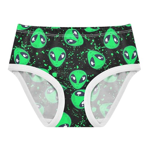Girls Underwear Soft Cotton Alien Kids Panties in Sizes 2/3t, 4t, 5t, 6 and 8