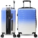 [Transporter] 【拡張機能・車輪取り外し可能】 創業34年の国内メーカーが作る スーツケース キャリーケース (Sサイズ, ネイビー)