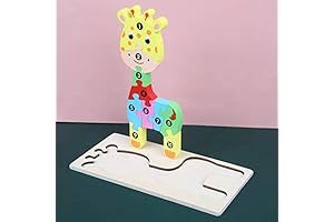3D Giraffe Wooden Jigsaw Puzzle for Kids