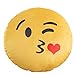 Produktbild Kissen Emoji Druck Umarmung Kissen Plüsch Spiel Kissen Kinder Spielzeug Kissen 40 * 40cm/ küssen