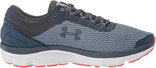 Under Armour Men's Charged Intake 3 Running Shoe,Ash Gray (403)/White,11.5