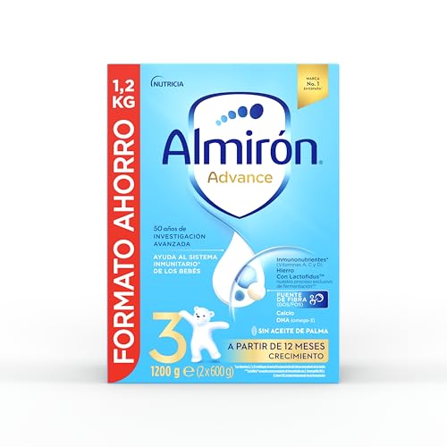 Almirón Advance 3, Leche de Crecimiento en Polvo para Bebé, desde los 12 Meses, 1.2kg