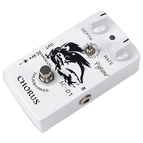 Pigtone Pp-25 Chorus Guitar Effect Pedal True Bypass Dc 9V Analog #TOP6