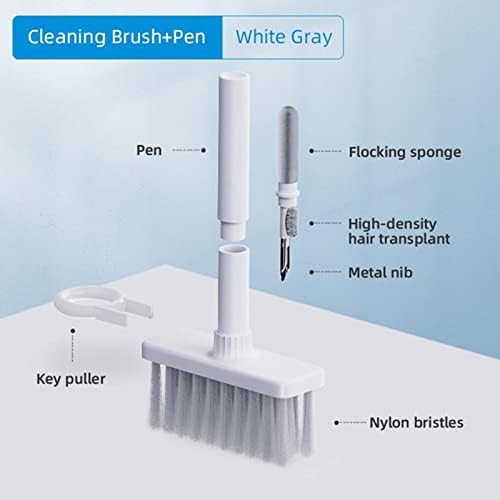 Keyboard Cleaner Brush,BLOOOK 5 in 1 Keyboard Cleaning Brush Kit,Multifunctional Keyboard Earphone Cleaner with KeyCaps Puller,for Gaming Mechanical Keyboard Airpods 2/pro
