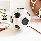 FuYelng Zestaw 850 klocków do piłki nożnej, puzzle 3D, 9,5 cm, model miniaturowa piłka nożna 3D, zabawka edukacyjna, zestaw mini klocków, na prezent, dekoracja mieszkania, dla dorosłych i dzieci