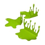 Adorno de gota de sangre de Halloween, escultura espeluznante de metal, gotita de sangre de Halloween, decoración gótica de temporada para uso en interiores y exteriores para comedor, estantería