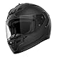 Sena Phantom Integralhelm mit integrierter Kommunikation, LED-Beleuchtung und 2. Generation Sound by Harman Kardon (Mattschwarz, M)