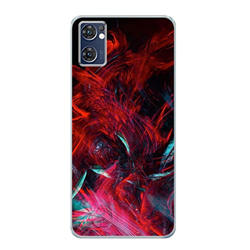 Coque Oppo Find X5 Lite en TPU souple antichoc motif abstrait