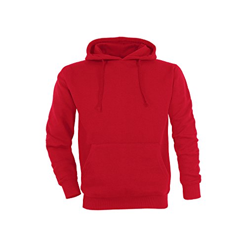 SHC Textilien Unisex Sudadera con Capucha Disponible/Tallas L/Colores Rojo