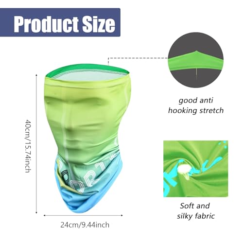 FOSDICK 2 Piezas Multifunción Bandana, Braga Cuello Protección UV, Pañuelos Cabeza Elástica Resistente Al Viento, Braga Cuello Moto para Hacer Yoga, Senderismo, Ciclismo, Correr Aire Libre - imagen 2