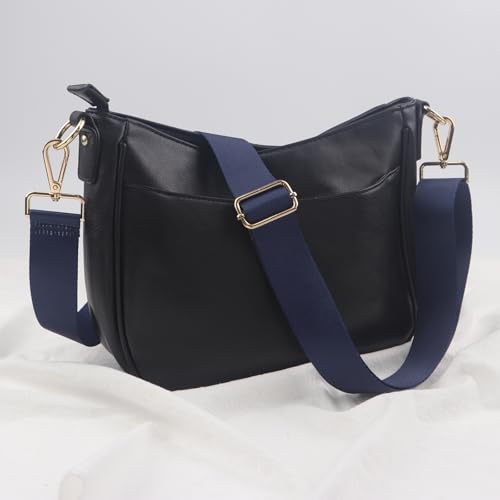 Image of Wide Purse Strap Solid, Replacement Crossbody Shoulder Handbags Strap for Women Adjustable