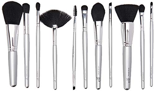 E.L.F. E L F Silver 11 Piece Brush Collection 1 Set