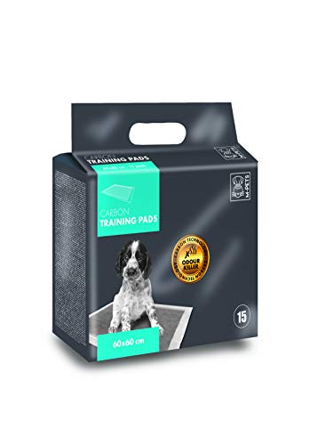M-Pets Carbon Training Pads 15 Piezas 60 x 60 cm para Perro, Talla L