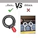 12.9 Heavy Duty Shoulder Eyebolt, 2T Working Load Limit,1/2-Inch Lifting Eyebolt,Industrial Grade Heavy Duty Forged Steel for Truck Tractor Bucket Use As Towing&Pulling Point (M12(1/2