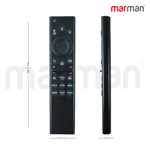 Image of marman Compatible with Samsung Tv Remote Cotrol RM-G2700 V4 Model Suitable for NEO QLED HDTVs 8K Gaming Sequences Along with Voice Command and Bluetooth Connectivity - Pairing Must !