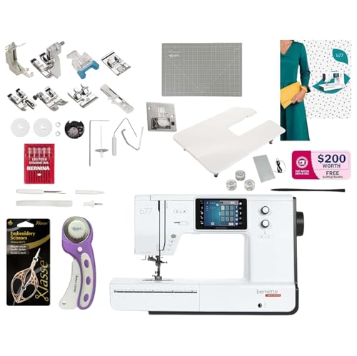 Bernette B77 Computerized Sewing Machine | Heavy Duty, Quilting &...