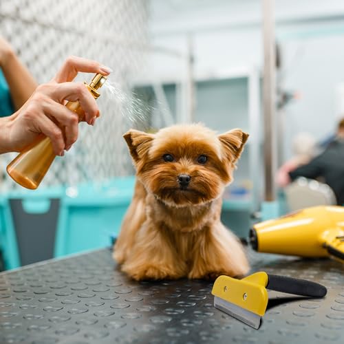 Retoo Brillirare Hundebürste & Katzenbürste für Kurz, Unterwollebürste zur Fellpflege & Haarentfernung, Entfilzende Fellbürste für Große & Kleine Hunde und Katzen, Perfekt für Kurze & Lange Haare