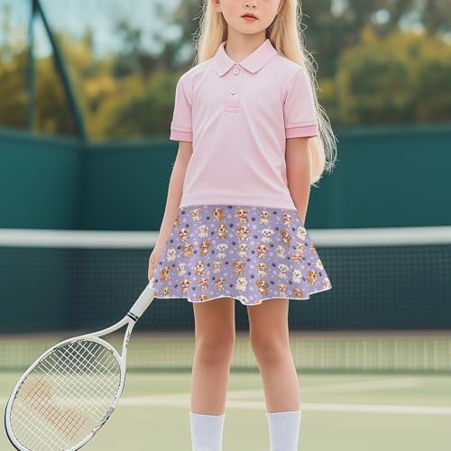 Athletic Skort for Girls 5-14 Flowy Skort with Pocket Summer Sports Skirt Yoga Dance Tennis3