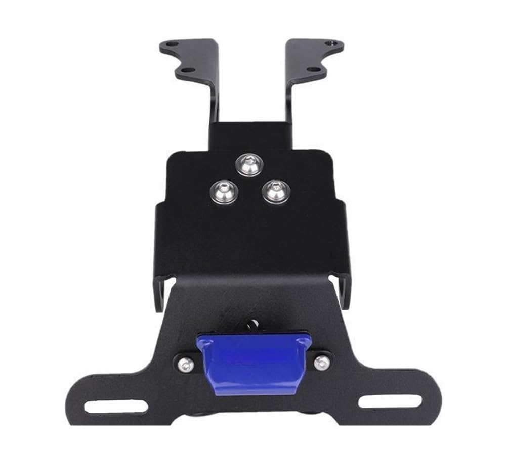 Support de plaque moto court bleu pour Yamaha Tracer 7 et MT-07 Tracer 2016-2024