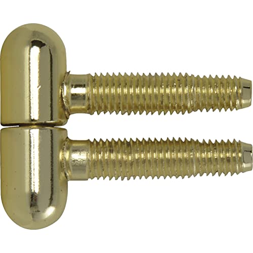 Einbohrband, 13 mm, mit Rundkopf, Stahl goldfarben Cover