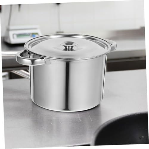 Marmite en acier inoxydable casserole couvercle cuisson polyvalente VALICLUD - 6