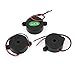 Aexit DC3-24V Industrial Security & Surveillance Continuous Sound Electronic Alarm Buzzer Horns & Sirens Black 3Pcs