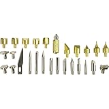 HTS 100N3 28Pc Pro Quality Wood Burning Pyrography Kit with Stencils