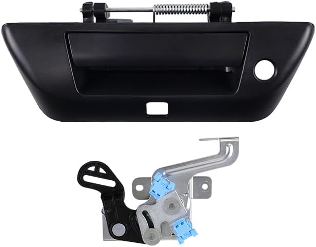 HYILUN0104 Textured Black Tailgate Handle Latch Compatible with Nissan Titan 2017-2024