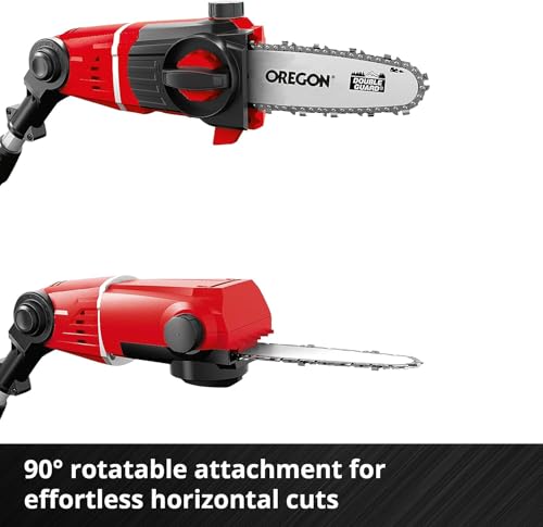 Einhell Power X-Change 18V Cordless Multifunctional Garden Tool - 2-In-1 Long Reach Hedge Trimmer And Mini Chainsaw / Pruning Saw - GE-HC 18 Li T Solo Pole Hedge Trimmer (Battery Not Included) - 10