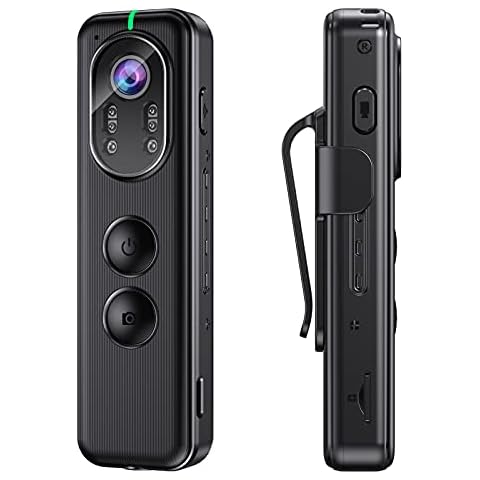 Cámara de cuerpo BOBLOV D1 WiFi con pantalla OLED y visión nocturna Cover