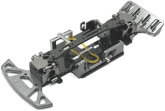 Metal Upgrade Modified Frame Wheelbase 98mm-102mm for WLtoys 1/28 284131 K969 K979 K989 K999 RC Car Parts(Dark Grey)