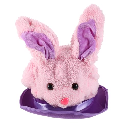 KICHOUSE Magician Costume Accessory Rabbit Top Hat Ears Party Topper Hat for Halloween Easter Events