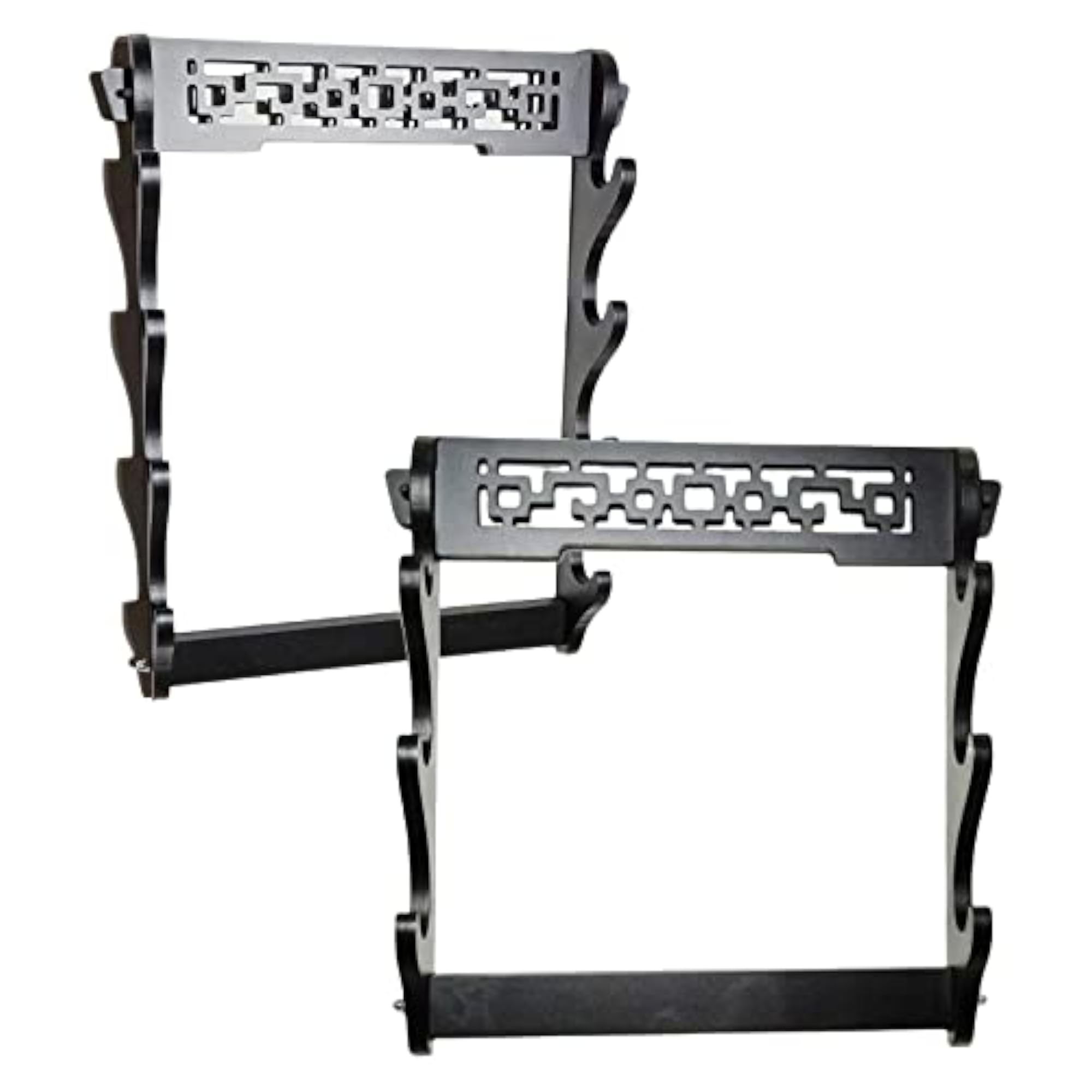 Wall Mounted Samurai Flute Rack Holder, Display Stand