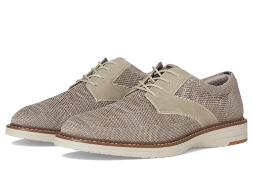 Image of Nunn Bush Mens Griff Plain Toe Knit Oxford Lightweight and Comfortable for Any Occasion Knit Lace Up