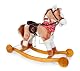 Famosa Softies 760013062 Schaukelpferd mit Rollen und Sound