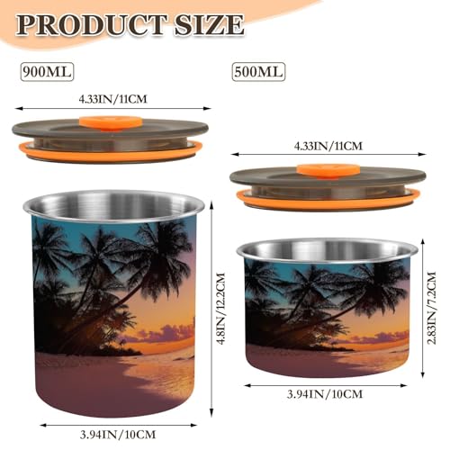 Bote hermético para café en acero inoxidable 17 oz miniatura 2