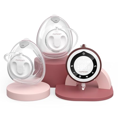 Momcozy V1pro Hospital-Grade Wearable Breast Pump, 7.8oz Large Capacity, 9