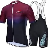 【TEJIDO+4 BOLSILLOS TRASEROS】 ---X-TIGER Ciclismo Maillots tiene un tejido de ciclismo altamente absorbente y transpirable para mantenerte seco y fresco mientras conduces. Los 3 bolsillos clásicos en la parte posterior de la camiseta para hombre tienen elementos esenciales como una bomba, una botella de agua y refrigerios. Un bolsillo lateral invisible con cremallera puede contener artículos importantes como un teléfono de 6 pulgadas, una billetera o llaves, lo que lo hace muy seguro y conveniente.