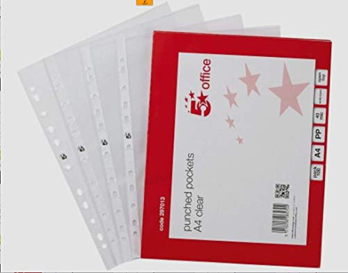 5 Star 916353 Copertine in PVC per Rilegatura