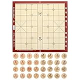 Objet de collection précieux : ce jeu d’échecs chinois est non seulement fonctionnel, mais aussi un objet de collection précieux, idéal pour les passionnés de jeux. échiquier en bois