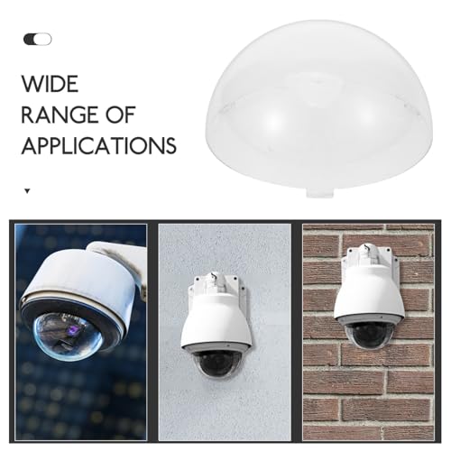 Cubierta de cámara de seguridad acrílica de 4 pulgadas Housoutil transparente 6
