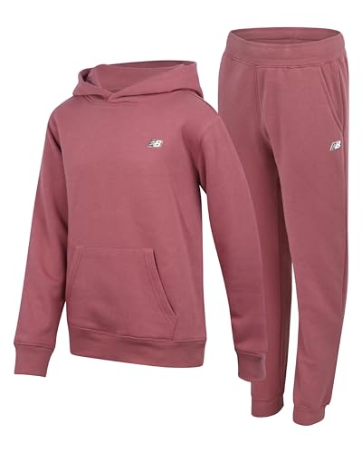 New Balance Boys Sweatpants Set - 2 Piece Fleece Pullover Boys Hoodie and Athletic Pants Youth Kids Activewear Set (8-20)