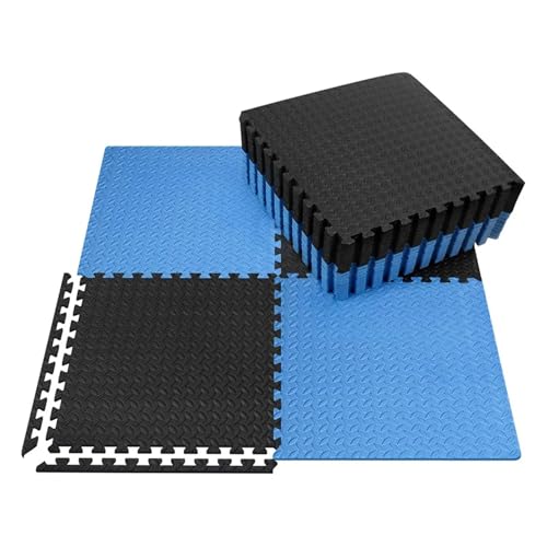 8/32 piezas de alfombrillas de fitness entrelazadas de goma EVA, alfombrilla antideslizante de esponja, alfombrilla antideslizante for el suelo, adecuada for ejercicios de fitness en casa(Grey-30x30cm