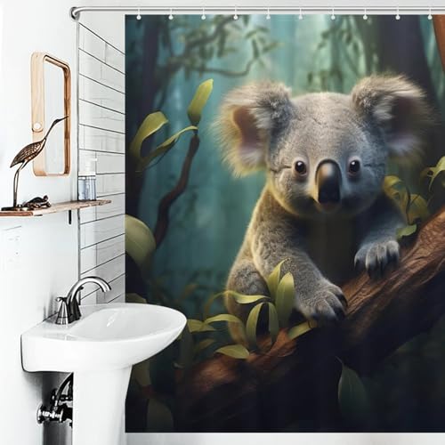 Rideau de douche imperméable anti-éclaboussures en polyester 168x183cm - 6