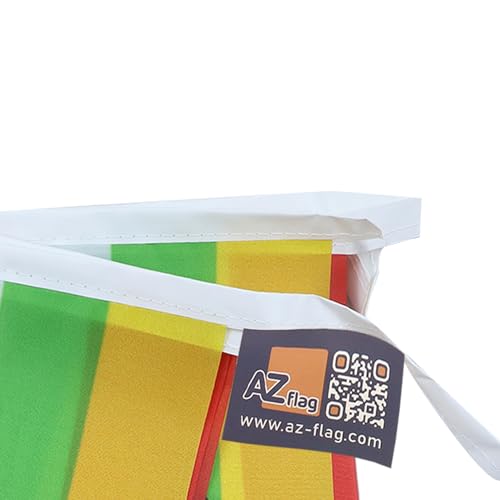 Image of AZ FLAG La Rioja 6 meters BUNTING Flag 20 flags 9'' x 6'' - Spanish region of La Rioja STRING flags 15 x 21 cm