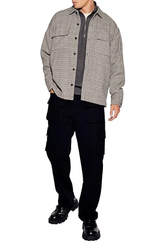 Forever 21 Men's Mid-Rise Straight Cargo Pants